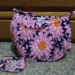 Vera Bradley Love Me Daisy Crossbody & Coin Purse